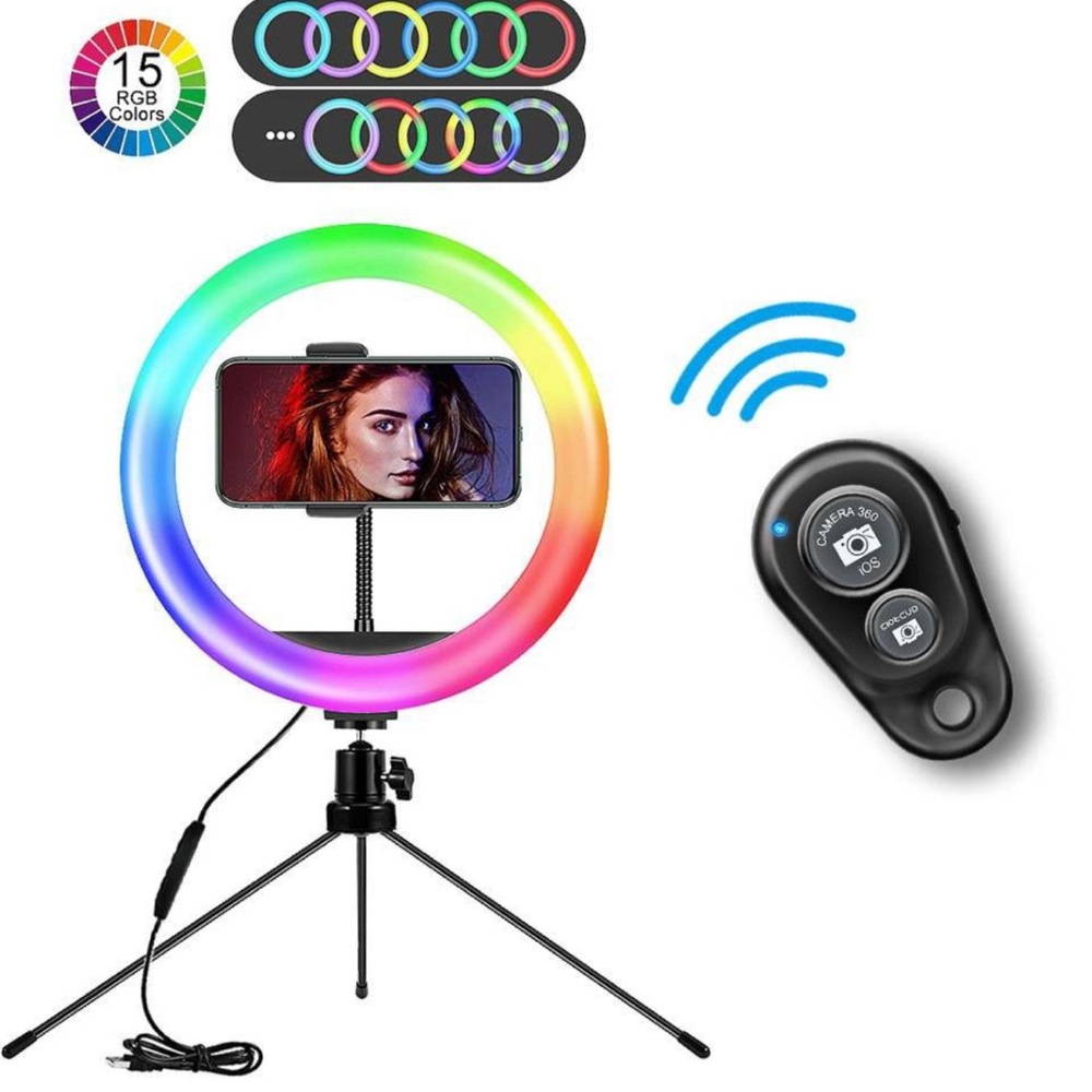 RGB LED Soft Ring Light NWT